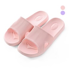 GSTUFF 다용도 미끄럼방지 욕실화 쿠션 슬리퍼, 베이비핑크, 1개