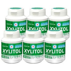 롯데 자일리톨 오리지날 용기 52g x 6개