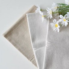 棉麻素色桌巾 日式風格 拍照背景布 桌墊, 米白,小75*100公分, 1個, 小75*100公分