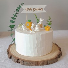 派對島兔子公仔 8 禮帽套組, 兔子, Party Island 兔子公仔 7種+生日快樂 Garland Topper