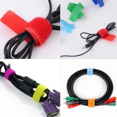 6P 컬러 선정리 타이 케이블타이홀더 선고정 칙칙이타이