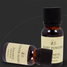 제우샵 드라이어볼 아로마오일 15ml 라벤더향오일, 베이비파우더