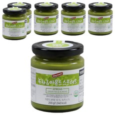 데이웰 녹차&아몬드 스프레드, 200g, 6개