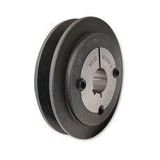 錐套式三角皮帶輪 Taper Pulley Set SPA212 1G - 工業傳動，安裝簡便，耐磨耐用, 1個, 黑