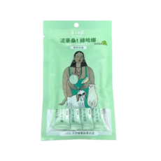 寵心出發 泥好！天然機能蔬果肉泥 18g*4 犬貓肉泥 貓零食 狗零食, 1個, 綠哈娜