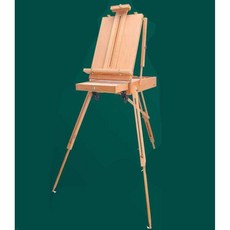 휴대용 미술 캐리어 접이식 원목 여행 드로잉 화구, 1개