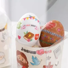 민화샵 부활절 계란 데코 스티커 교회 주일학교 달걀 꾸미기 용품 만들기, 부활절 계란 데코 스티커 S2501160