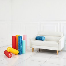 UNIQUE SPORTS&BODY EVA拉伸普拉提泡沫滾輪, 猩紅色