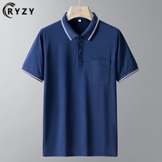 RYZY 冰絲涼感POLO衫 口袋透氣網眼衣