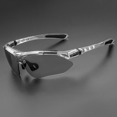 락브로스 컬러 반테 라이딩 스포츠 고글 선글라스 편광 변색 코팅 탈부착 자외선차단 0089, 0089_변색 투명, 1개