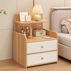 북유럽풍 침대 원목 서랍형 협탁 CTG01, 1개, 우드