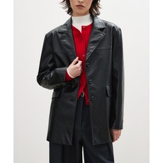 SUARE WOMEN (우먼)웨스턴 레더 자켓 블랙, M