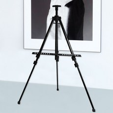 [FullyJully Store] 대형 접이식 금속 이젤 액자거치대 캔버스받침대 전시용이젤 휴대용이젤 접이식이젤, 1개, 상세페이지 참조, 1개