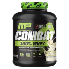 MUSCLEPHARM COMBAT乳清蛋白粉 香蕉牛奶口味, 1個, 2.25kg