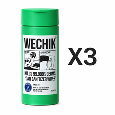 위칙 차량용 살균 소독 티슈, 70개, 3개