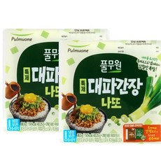 풀무원식품 특제대파간장나또 2입 86.5g, 2개