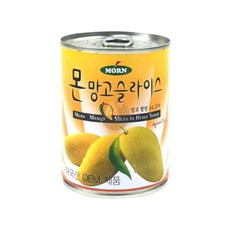 몬 망고 슬라이스 565g 열대과일 화채안주 과일통조림