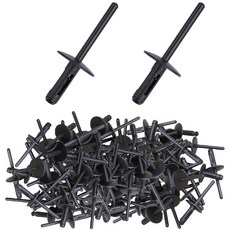 140Pc 플라스틱 리벳 클립 리테이너 키트 펜더 라이너 패스너 팝 자동 차체 교체 포드 GMC 지프 랭글러 07-15 닷지 어벤저 08-14, 140PCS-Rivets