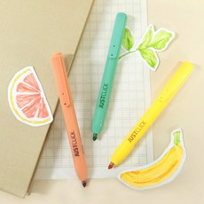 모리스 JUSTCLICK 형광펜 S NATURAL, 네추럴옐로우