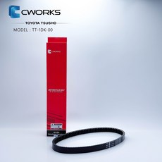 CWORKS TT-1DK-00 摩托車皮帶, 黑色
