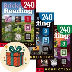 브릭스 리딩 240 논픽션 1 2 3 세트 Bricks Reading 240 Nonfiction 전3권 수첩형메모지증정