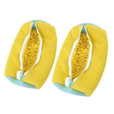 소로비 극세사 운동화 세탁망 신발 빨래망, 옐로우, 2개