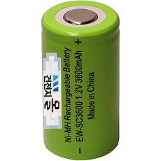 골든파워 충전용 건전지 EW-SC3600 (1.2V 3600mAh) SC 니켈수소, 1개, 1개입