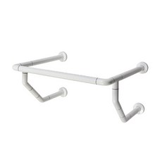 【海夫健康生活館】裕華 ABS抗菌系列 W型 面盆扶手 W65xD52xH30cm(T-111B), 1個