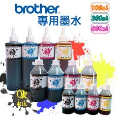 彩苑科技 Brother 專用填充墨水 100ml、300ml、600ml, 藍,100ml, 1個
