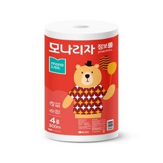 모나리자 점보롤(300mx4롤x4팩(16롤) 박스), 단품, 1개, 4롤