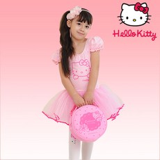 발레/토/슈즈/타이즈/아동/유아/헬로키티 얼굴 발레복