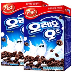 오레오오즈 시리얼, 500g, 2개