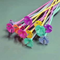 마카롱 풍선 막대 32cm 받침대 돌상 손잡이 꾸미기 홈파티 고정