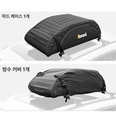 그래도아 자동차루프백 승용차 방수 캠핑용 차박, 1개, 블랙 B