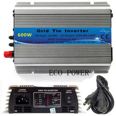 600W 태양광 그리드 인버터 MPPT 기능 포함 입력 22-60V 11-32V DC 출력 110V/230V AC 마이크로 시스템용, 01 22-60V, 01 220-240V용