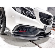 JH GROUP MOTOR BENZ W205 S205 C63S 碳纖維前保桿飾框 三件式, 1個