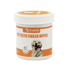 강아지 손가락 칫솔 치석 입냄새 제거 고양이 양치 구강 티슈 5P, 1세트, 5개입