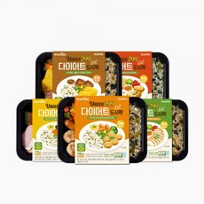 [굽네] 다이어트 UNDER299 도시락 5종 6팩, 01. 5종 혼합 6팩