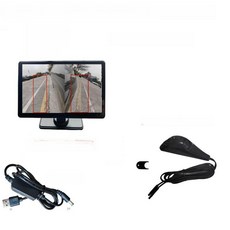 자동차 사각지대 카메라 화물차 좌우 사이드 모니터, 블랙 2채널 7인치 스크린 + 우측 우측, 기본 모델명/품번