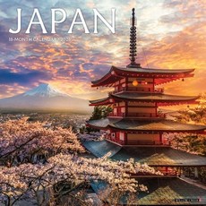 (英文圖書)Japan 12 X 12 Wall Calendar Spiral, Willow Creek Press Calendars, 英文, 線圈裝