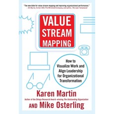 (영문도서)Value Stream Mapping: How to Visualize Work and Align Leadership for Organizatio... Paperback, Tkmg Press, English, 9798998827808