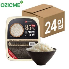 (오직미)곤약 85% 프리미엄곤약밥 150gx12개/24개 80kcal 밥맛 그대로 한끼 대신곤약, 150g, 24개