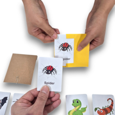 [KC인증]관객이 고른 카드를 미리 예측해서 맞추는 애니멀프리딕션카드(고급형)(Animal Pre-Diction Card Premium Type), 1세트