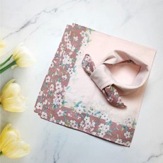 여름 플라워 순면 손수건 핑크 미니 휴대용 무릎덮개 여성, 1개