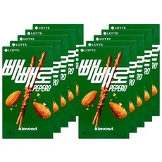 빼빼로 아몬드, 37g, 10개
