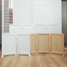 애완동물 가림막파티션 미니 다용도 강아지 고양이 파티션 예쁜 인테리어 소품, 2단 내추럴