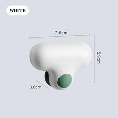 거울 클리너 홀더 훅 주방 창문 자동차 유리 욕실 먼지 청소 도구, 1개, 색상: 3. White