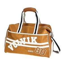 볼빅 시그니처 경량 보스턴백 스포츠가방 골프가방 여행 라운딩 더플백, 브라운