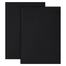 2개 검정 레이저 조각 테스트 용지 A4 인치 섬유 레이저 마킹 및 조각 레이저 절단 마킹 기계 용 양면 레이저 마킹 용지 29.2x20.3x0.02cm, 검정색