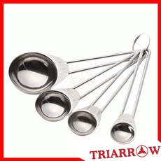 三箭牌 不銹鋼4入量匙組 烘焙測量工具, 1個